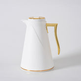Textured Thermal Carafe - White/Gold